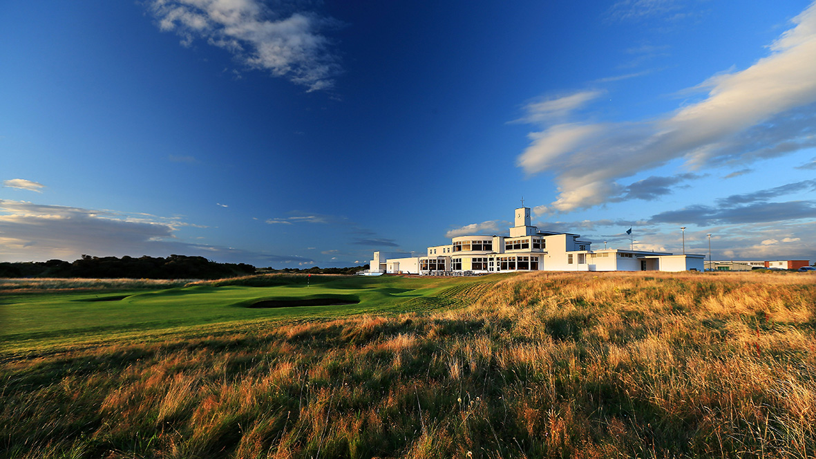 Southport United Kingdom The Par 4 18Th Hole At The Royal Birkdale Golf Club Venue For 2017 Jpg