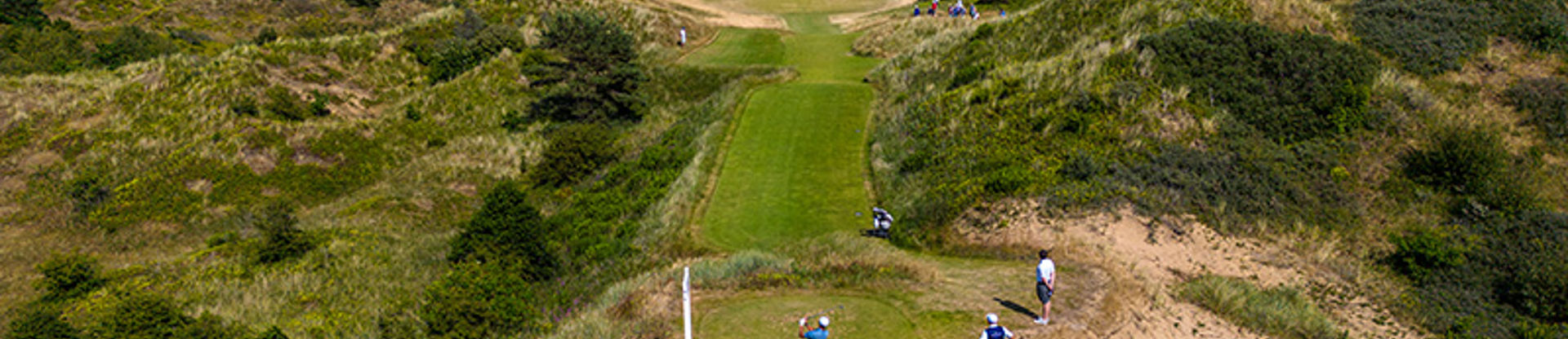 Southport England An Aerial View For The 14Th Hole Is Seen During Day Two Of The Amateur Jpg